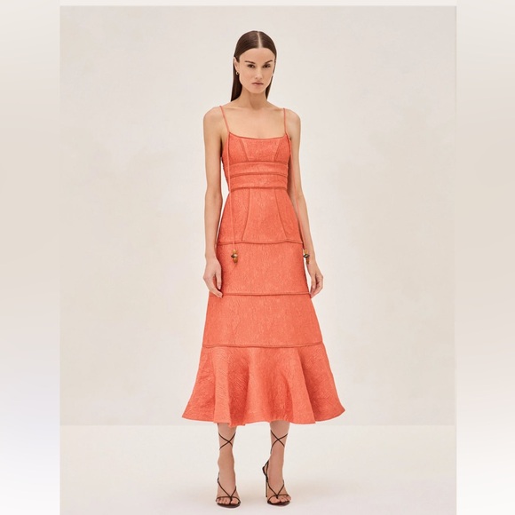 ALEXIS Vereda Dress Terracotta Size Large - Picture 3 of 13